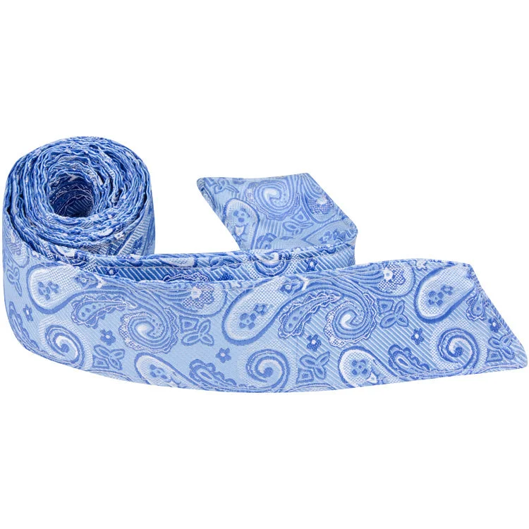 B3 HT - Blue Paisley - Matching Hair Tie