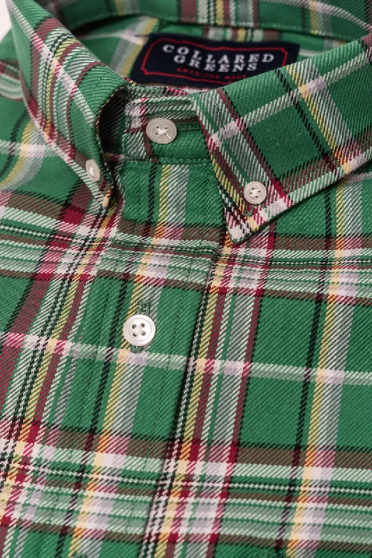 Marion: Brookline Button Down Shirt - Green (S & L)