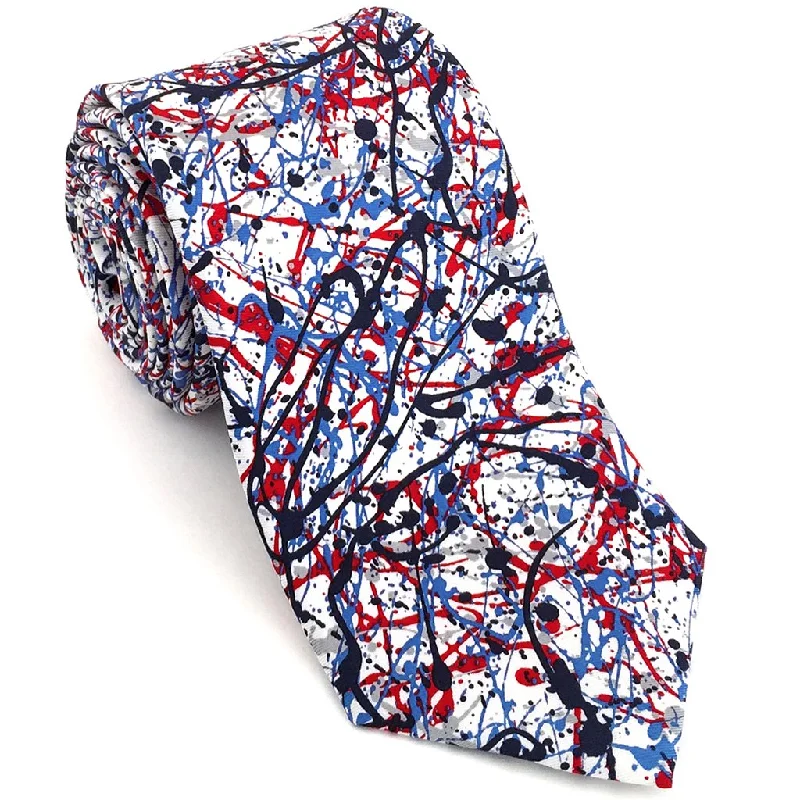 Art Splotches & Drips Necktie