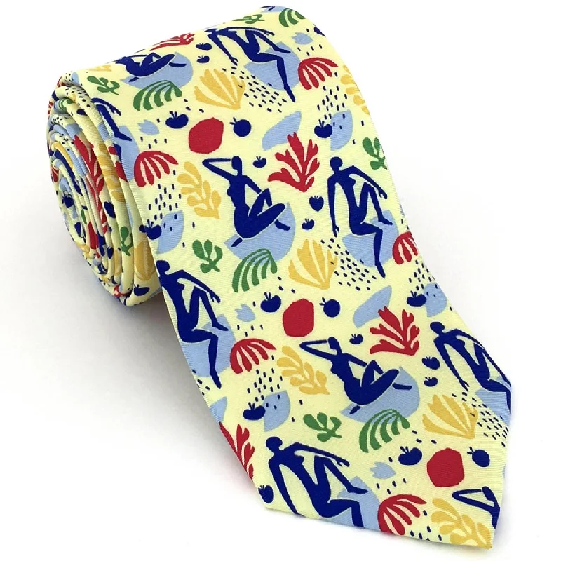 Modern Blues Art Necktie