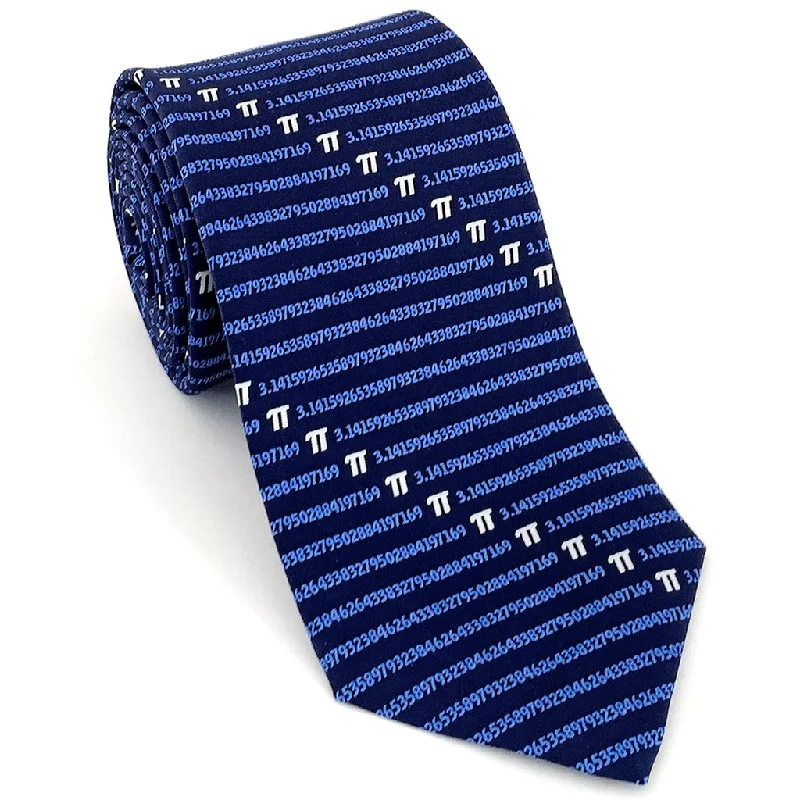 Pi Symbol Math Necktie