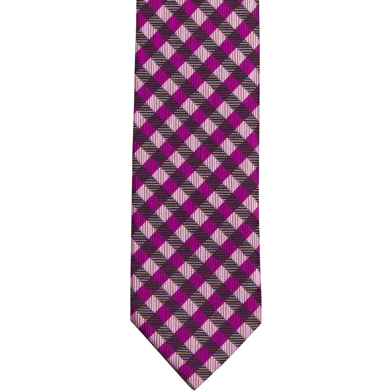 ST22 - Magenta/Black Checker - Skinny Width