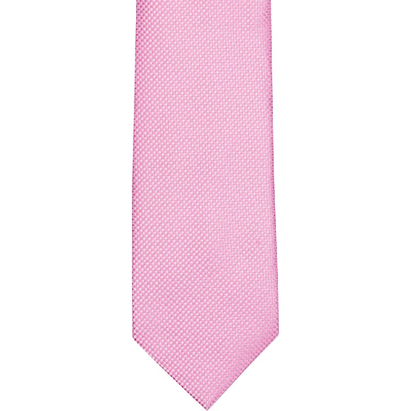 WF21 - Pink Mini Checker Standard Width Adult Necktie