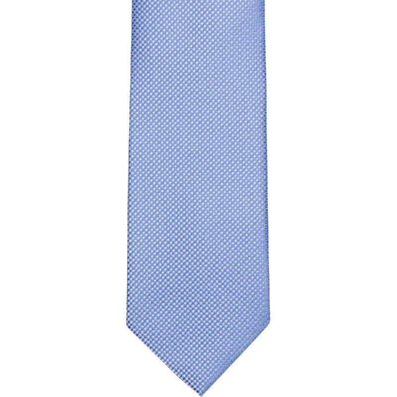 WF22 - Blue Mini Checker Standard Width Necktie