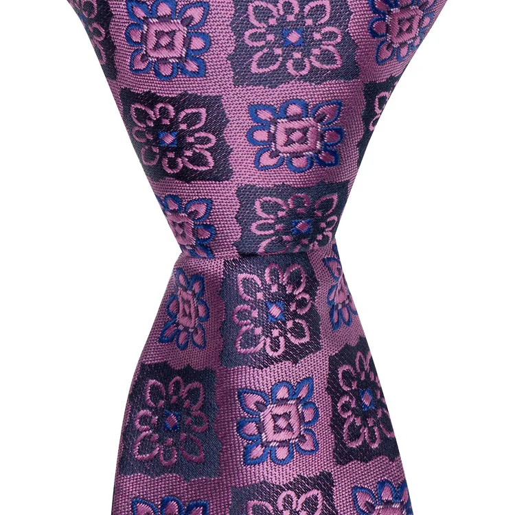 XL27 - Purple Geometric Standard Width