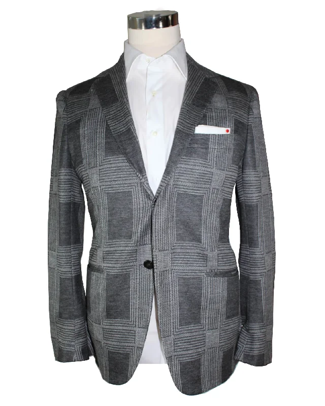 KNT Kiton Sport Coat Gray Cashmere Blend EUR 46/ US 36 R REDUCED - SALE