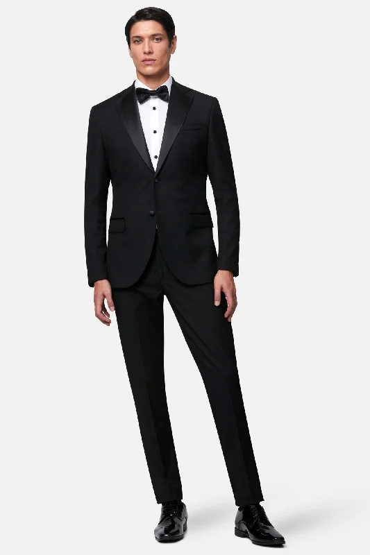 Edina Black 2PC Tuxedo with Shirt and Bow Tie