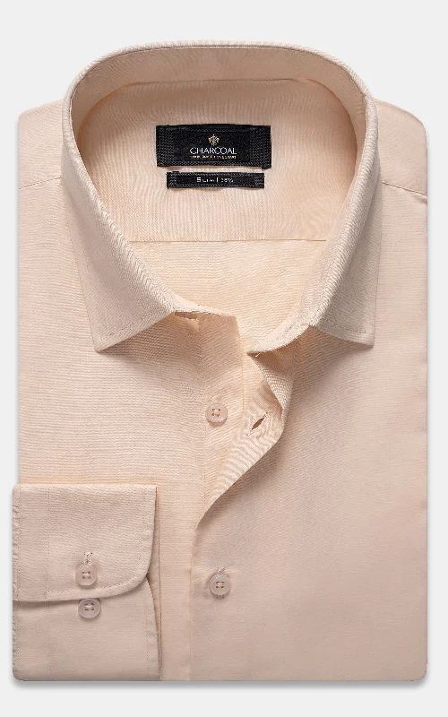 DRESS SHIRT LIGHT PEACH