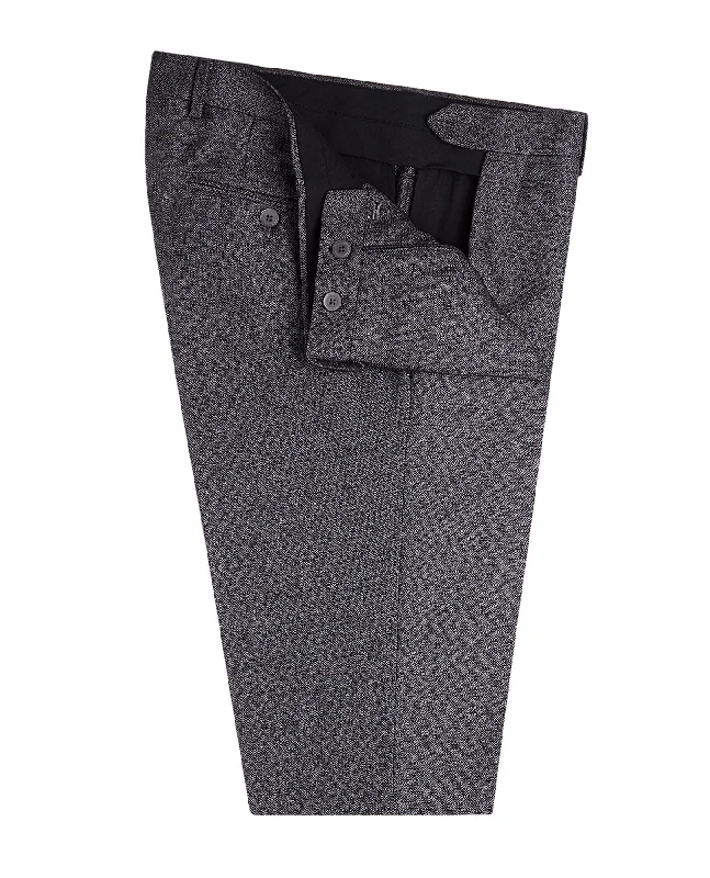 Floyd Skinny Fit Charcoal Textured Trousers