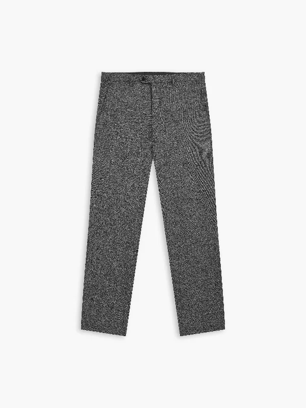 Jordan Polywool Skinny Grey Sharkskin Suit Trouser