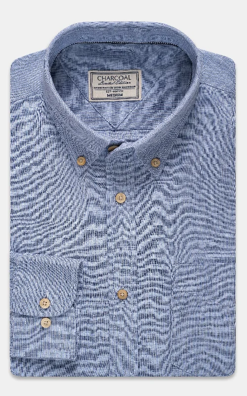 LIMITED EDITION LINEN SHIRT CHAMBRAY BLUE