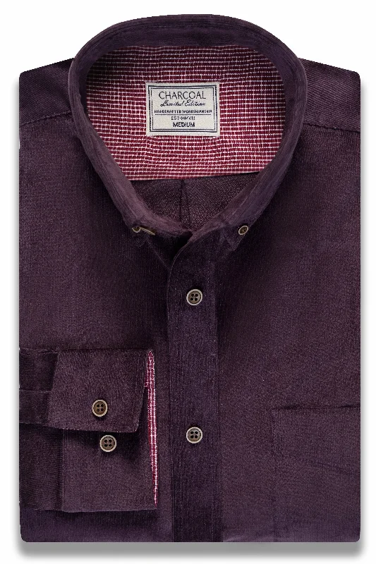 CORDUROY LIMITED EDITION SHIRT PLUM