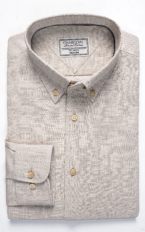 LINEN LIMITED EDITION SHIRT LIGHT KHAKI