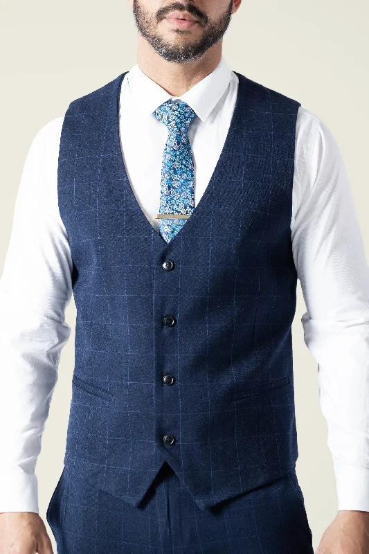 Men's Duke Of Navy Vest