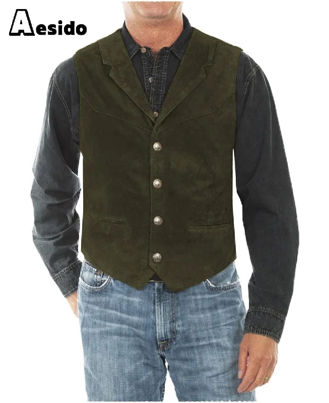 Men's Vest Notch Lapel Waistcoat