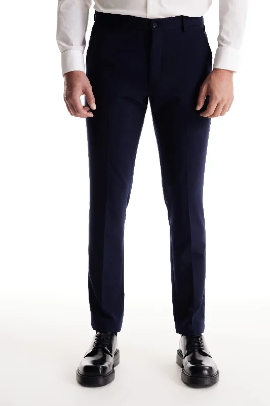 Soft Cloth Dress Pants in Soft City Twill - Indigo