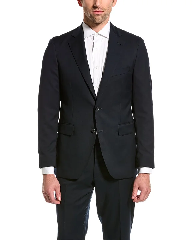 ALTON LANE The Mercantile Tailored Fit Suit with Flat Front Pant